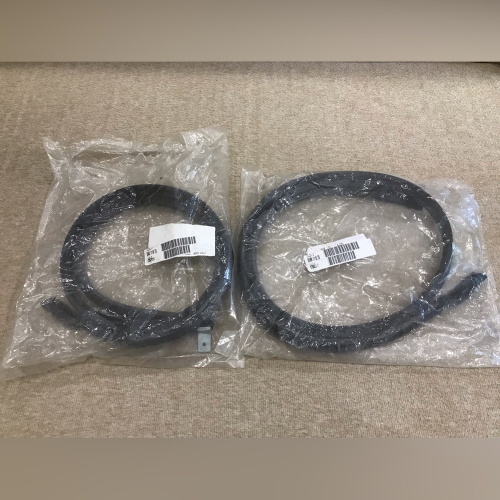 Precision Door Weatherstrip Seal Set Door Seal Rubber DWL 1110 78 & DWR 1110 78